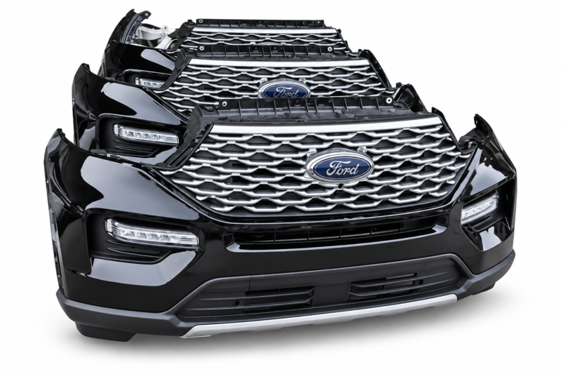 496877a0-0d2b-4706-9b7e-526573f24d46 Ford Explorer Front End Assembly Set with Bumper, Grille & Headlights