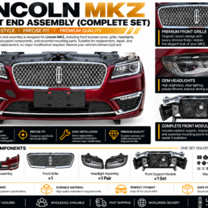 Codex 图像 2026年9月10日 16_01_11 Lincoln MKZ Front End Assembly Complete Set with Headlights