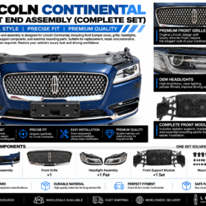 Codex 图像 2026年9月10日 16_28_13 Lincoln Continental Front End Assembly Complete Set with Headlights