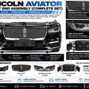 Codex 图像 2026年9月10日 17_05_57 Lincoln Aviator Front End Assembly Complete Set With LED Headlights
