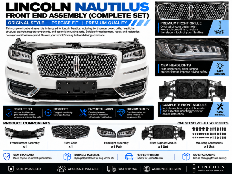 Codex 图像 2026年9月11日 14_34_40 Lincoln Nautilus Front End Assembly Complete Set