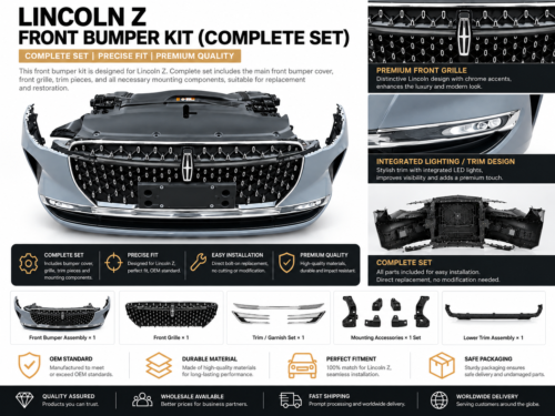 Codex 图像 2026年9月11日 15_02_15 Lincoln Z Front Bumper Assembly Complete Set