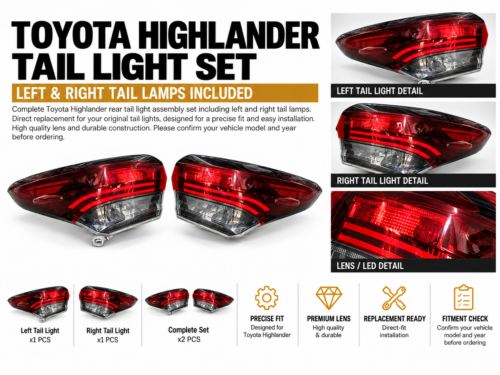 Codex 图像 2026年9月24日 16_22_54 Toyota Crown Kluger Rear Tail Light Assembly