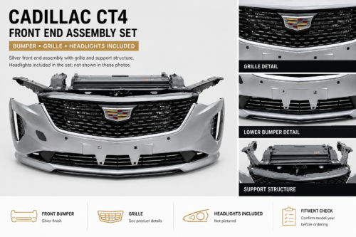 Cadillac CT4 Front Bumper Assembly with Headlights