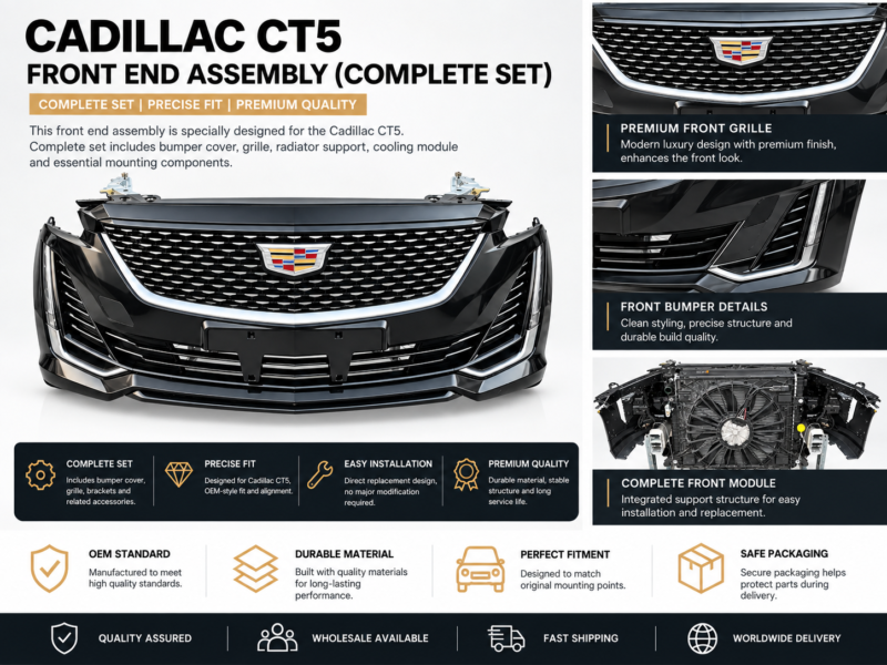 Codex 图像 2026年9月6日 16_28_51 New arrival Cadillac CT5 Front Bumper Assembly with Headlights