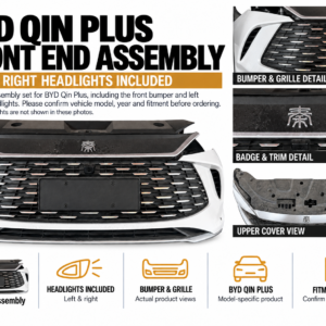 ChatGPT 图像 2026年9月28日 13_07_55 BYD Qin PLUS Front Bumper Assembly Set Front Nose Kit Car Exterior Replacement Parts